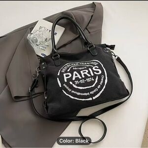 Aeroport Paris Black Handbag